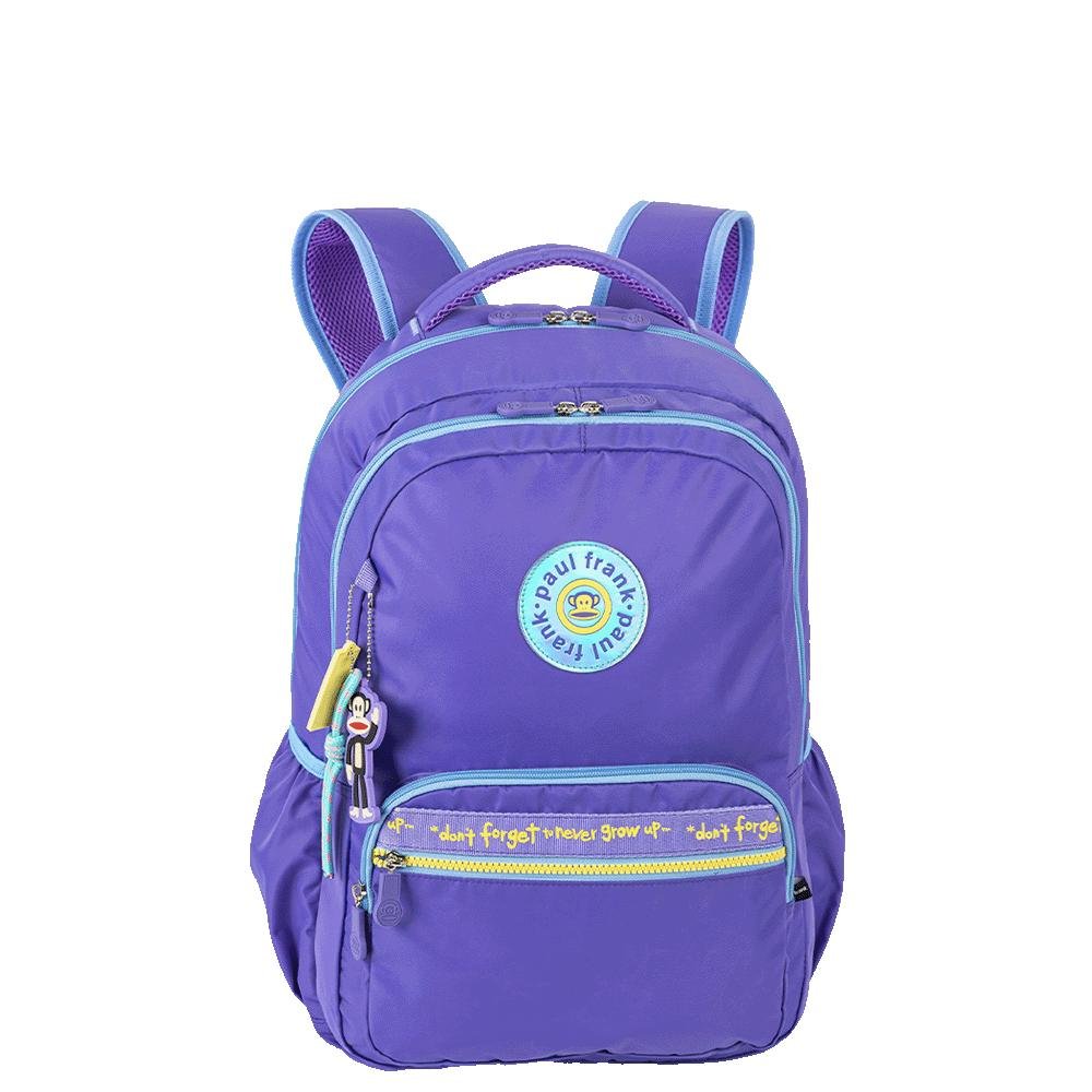 Mochila 2 Compartimentos Paul Frank Fun- Lilás