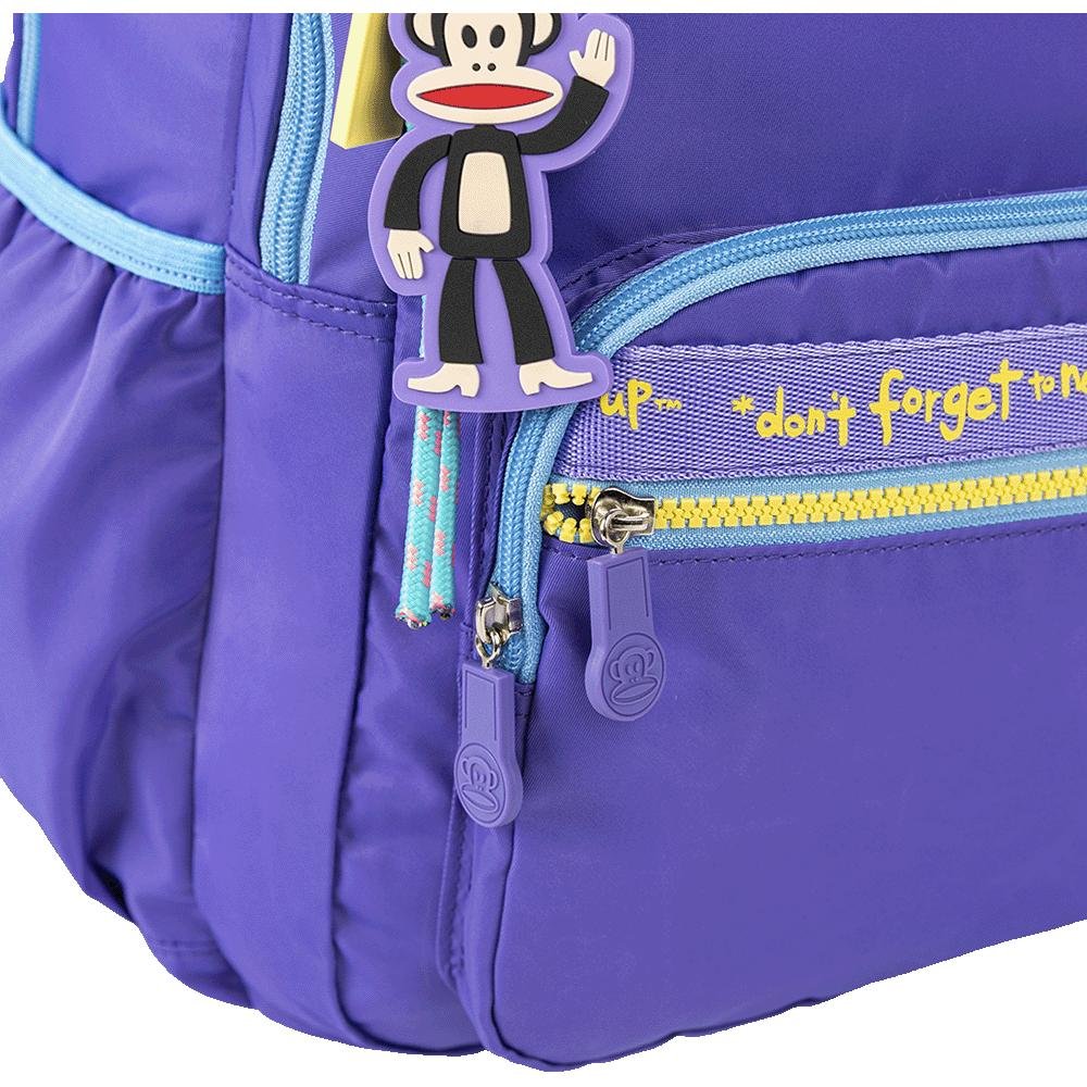 Mochila 2 Compartimentos Paul Frank Fun- Lilás Roxo 7