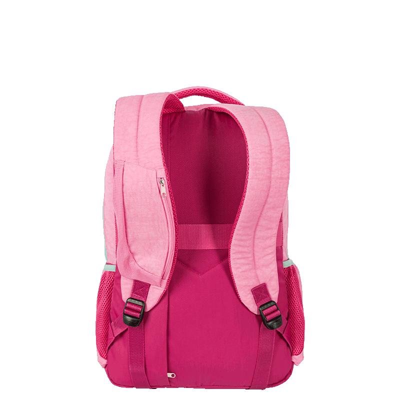 Mochila 2 Compartimentos Sestini College Crinkle 4 Double Rosa - Pink Rosa 4