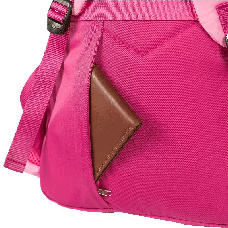 Mochila 2 Compartimentos Sestini College Crinkle 4 Double Rosa - Pink Rosa 8