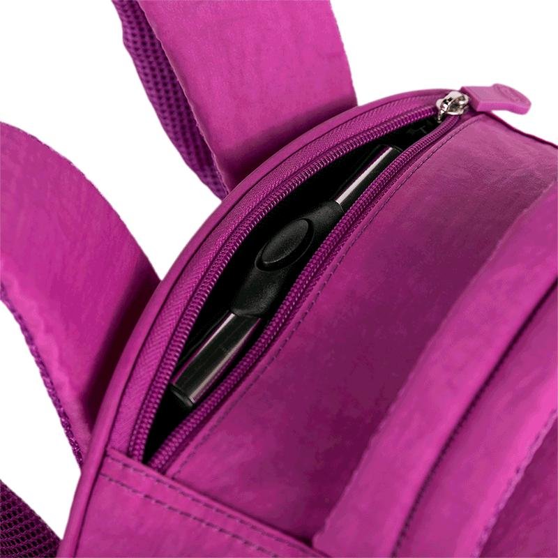Mochila Carrinho com 4 Rodas Paul Frank Classics - Orquídea Roxo 5