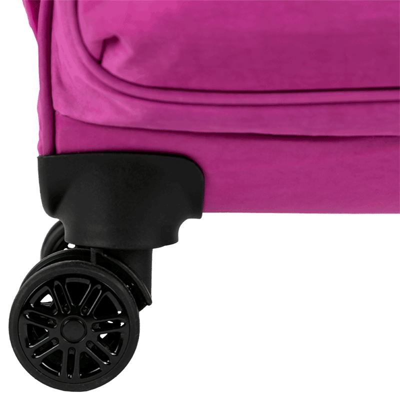 Mochila Carrinho com 4 Rodas Paul Frank Classics - Orquídea Roxo 10