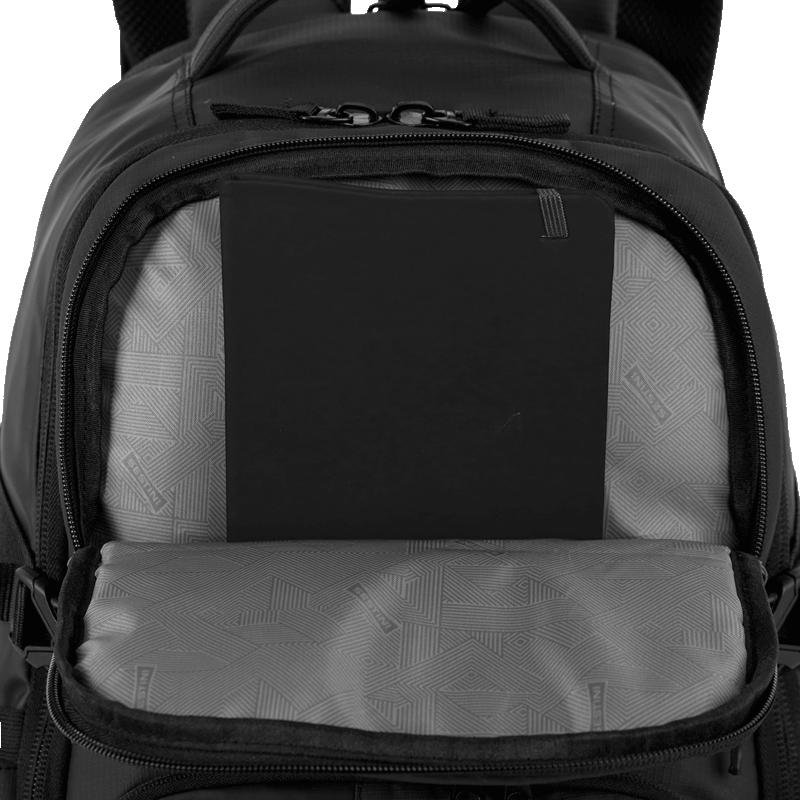 Mochila Grande 2 Compartimentos Sestini Outsider - Preto Preto 12