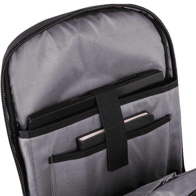 Mochila Grande 2 Compartimentos Sestini Outsider - Preto Preto 13