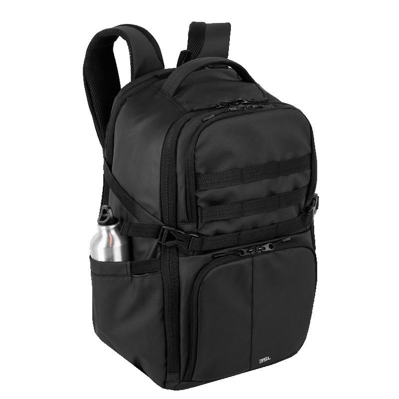 Mochila Grande 2 Compartimentos Sestini Outsider - Preto Preto 5