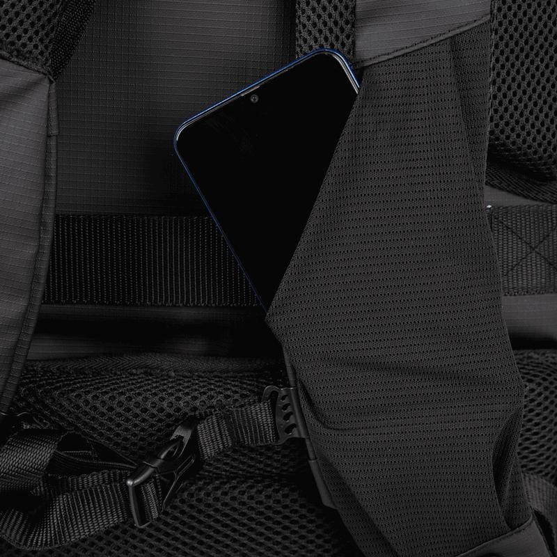 Mochila Grande 2 Compartimentos Sestini Outsider - Preto Preto 8