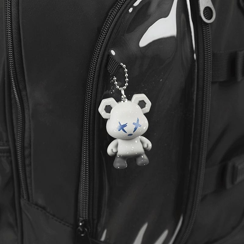 Mochila Grande 2 Compartimentos Sestini Studio - Preto Preto 8