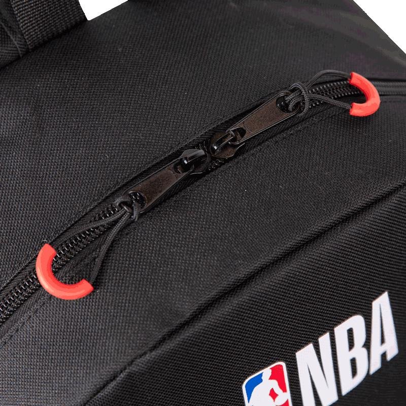 Mochila Grande NBA Basics - Preto e Vermelho Preto 7
