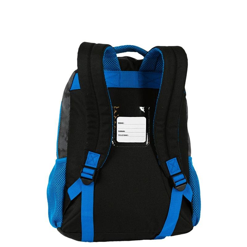 Mochila Grande Sestini Grafitti - Colorido Preto 4