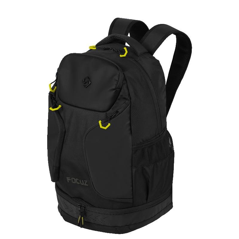 Mochila Grande Notebook e Porta Tênis Sestini Focuz - Preto Preto 3