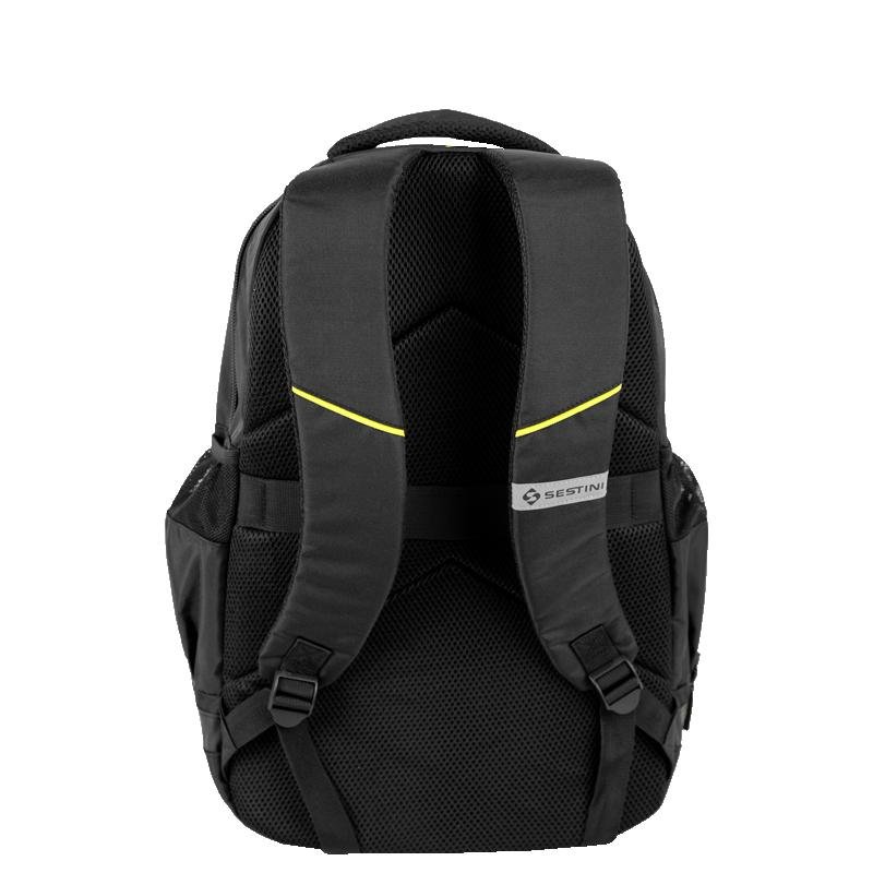 Mochila Grande Notebook e Porta Tênis Sestini Focuz - Preto Preto 4