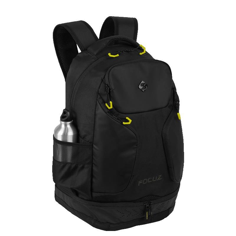 Mochila Grande Notebook e Porta Tênis Sestini Focuz - Preto Preto 5