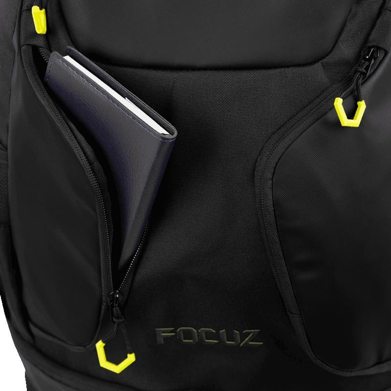 Mochila Grande Notebook e Porta Tênis Sestini Focuz - Preto Preto 9
