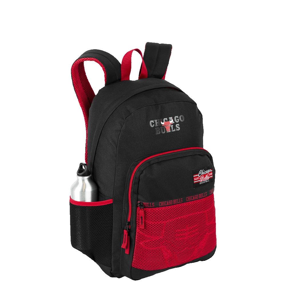 Mochila Grande NBA Legend- Bulls Preto Preto 5