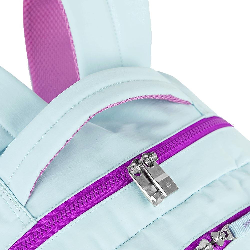 Mochila Grande 2 Compartimentos Sestini College Crinkle 4 - Blueberry Azul 11