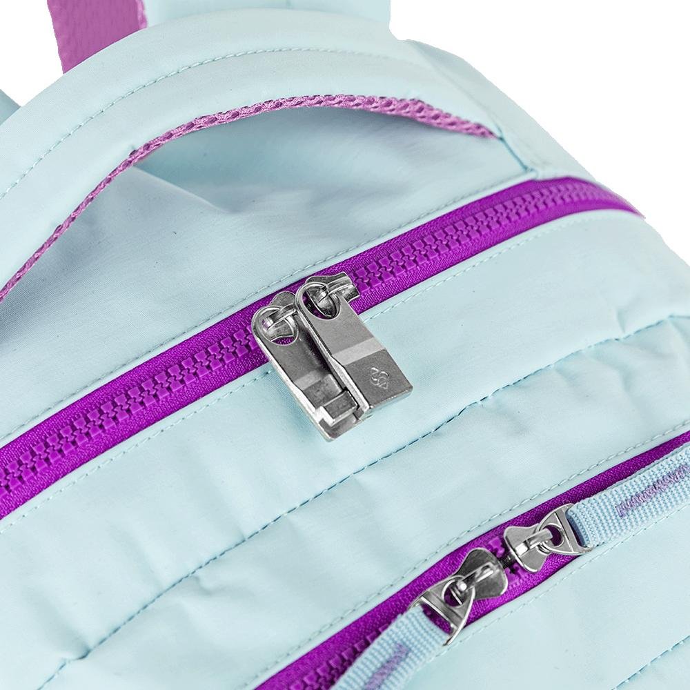 Mochila Grande 2 Compartimentos Sestini College Crinkle 4 - Blueberry Azul 12