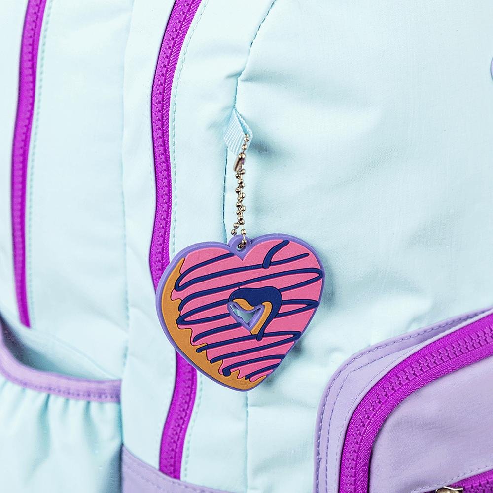 Mochila Grande 2 Compartimentos Sestini College Crinkle 4 - Blueberry Azul 13