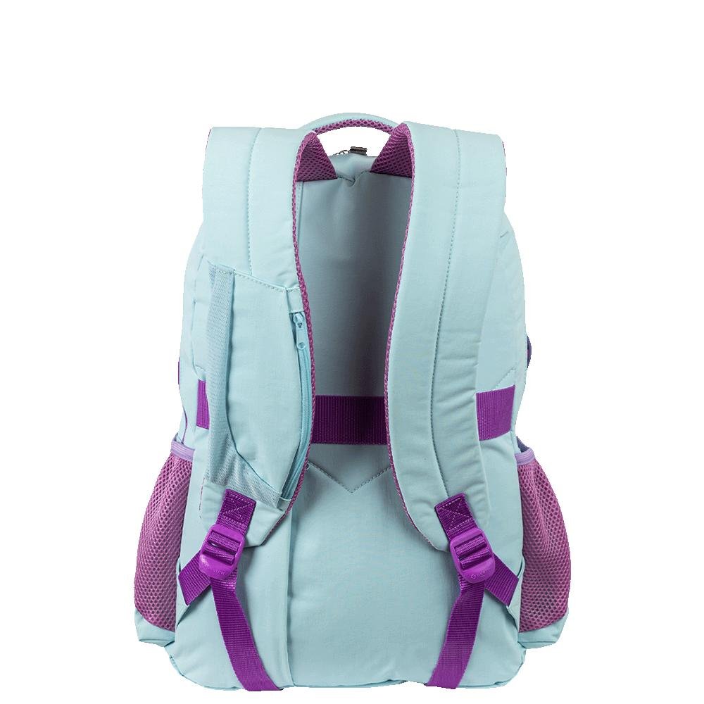 Mochila Grande 2 Compartimentos Sestini College Crinkle 4 - Blueberry Azul 4