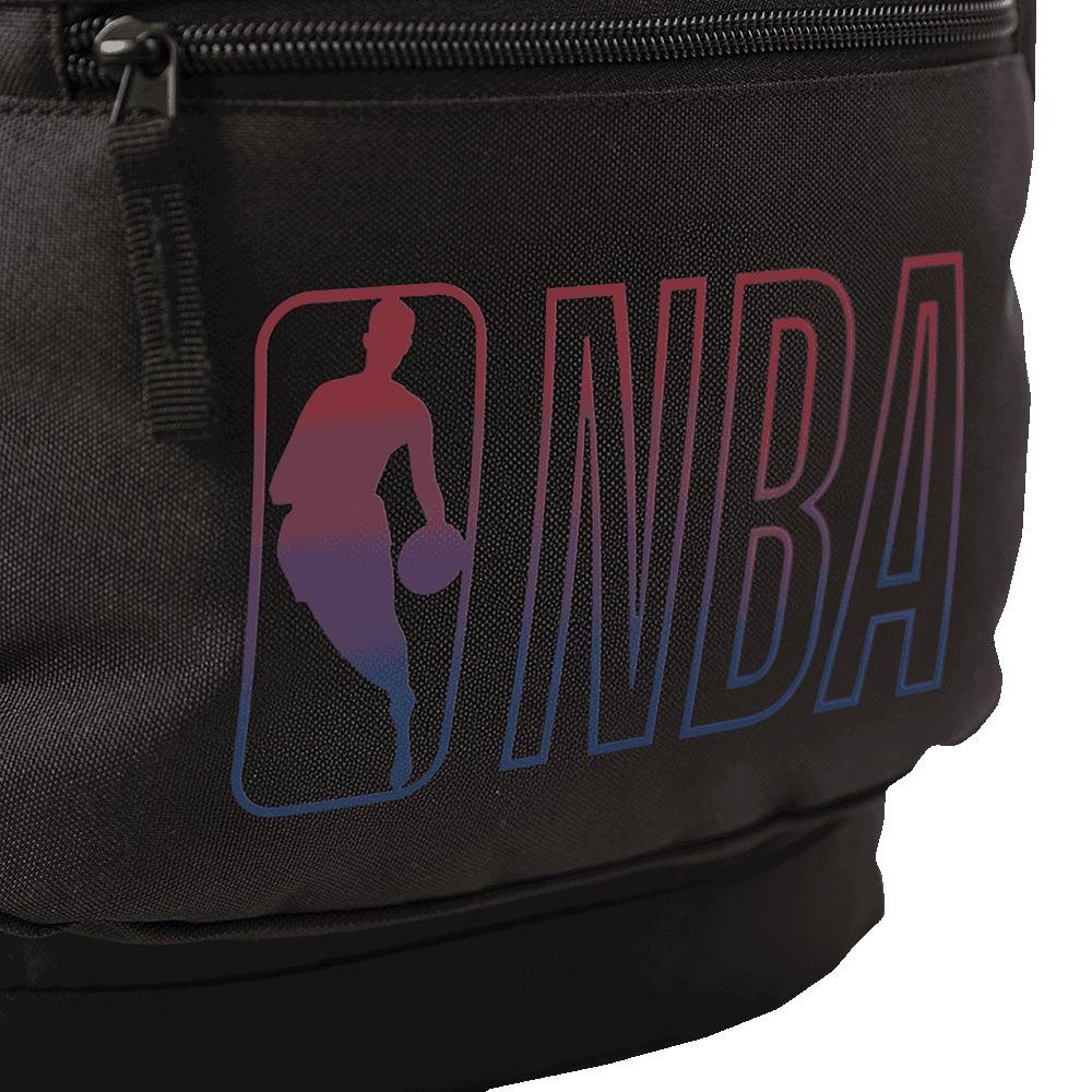 Mochila Grande NBA Star - Preto Preto 6