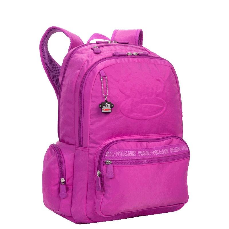 Mochila Grande 2 Compartimentos Paul Frank Classics - Orquídea Roxo 2