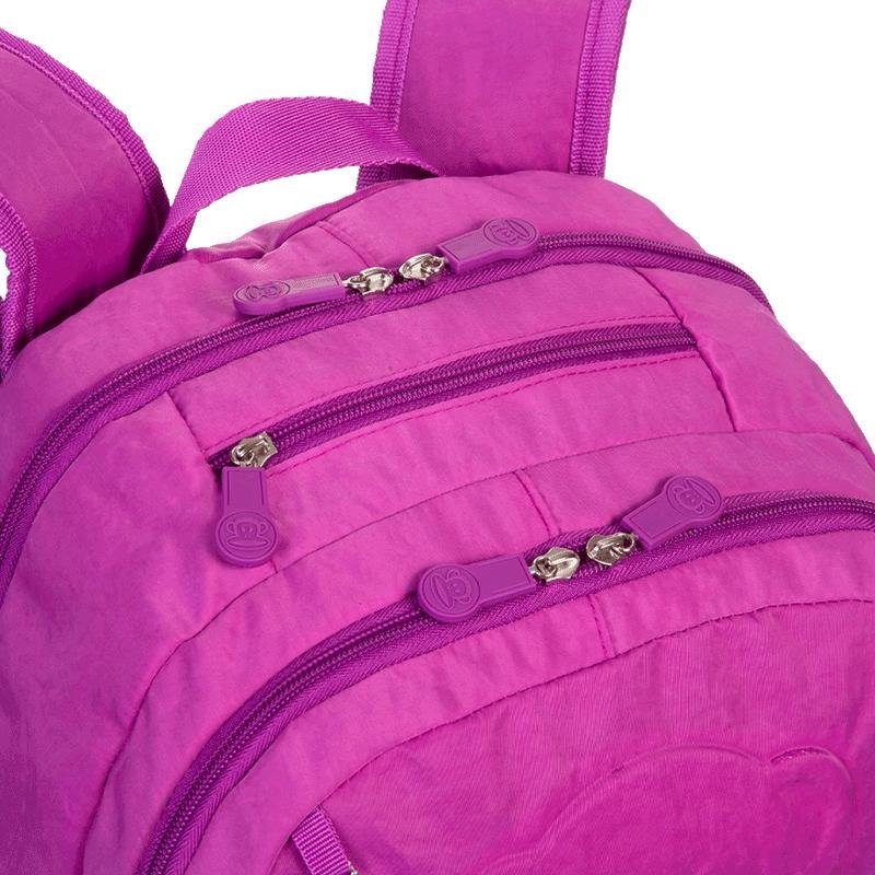 Mochila Grande 2 Compartimentos Paul Frank Classics - Orquídea Roxo 6
