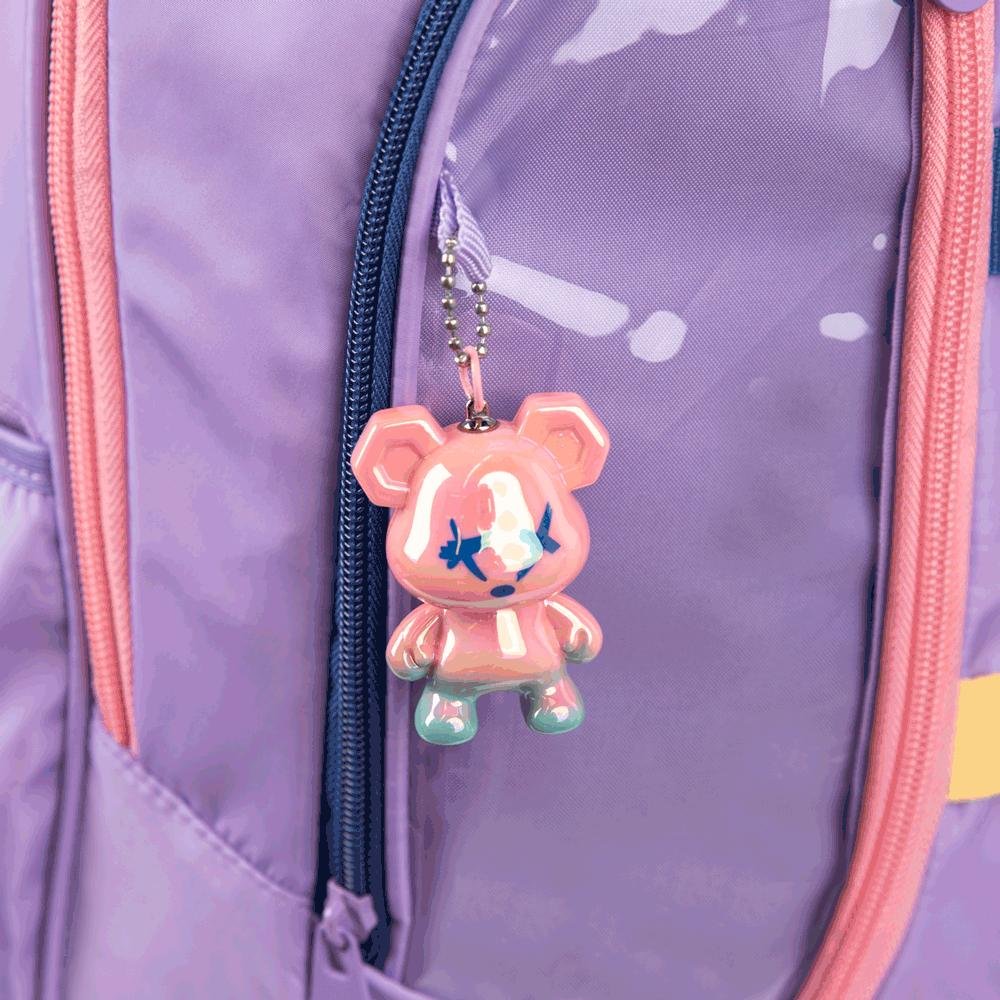 Mochila Grande 2 Compartimentos Sestini Studio - Lilás Roxo 9