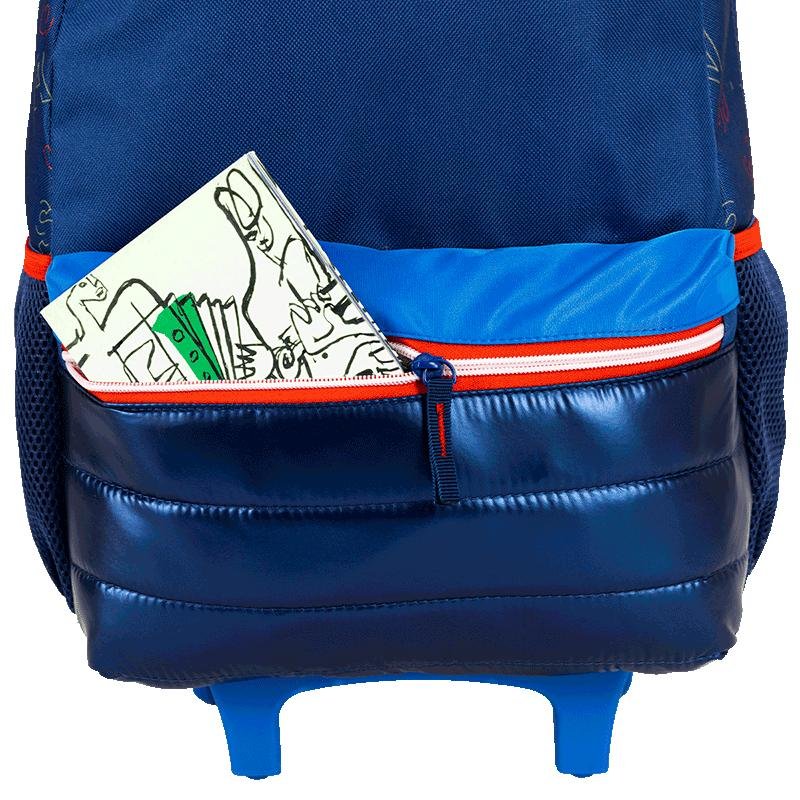 Mochilete Grande PSG Plus Stripes - Colorido Azul 5