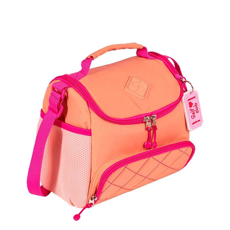 Lancheira com Bolso Frontal Sestini Lover Laranja - Pêssego Laranja 2