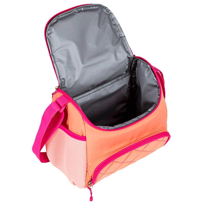 Lancheira com Bolso Frontal Sestini Lover Laranja - Pêssego Laranja 5