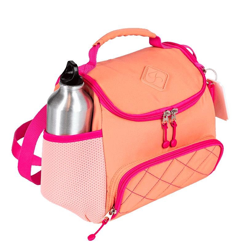 Lancheira com Bolso Frontal Sestini Lover Laranja - Pêssego Laranja 9