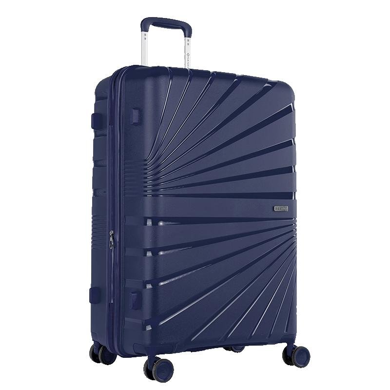 Mala de Viagem Grande com Rodas 360° PP Supreme - Azul Marinho Azul 2