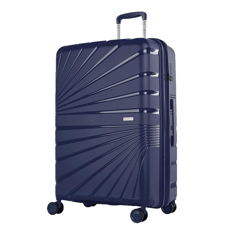 Mala de Viagem Grande com Rodas 360° PP Supreme - Azul Marinho Azul 3