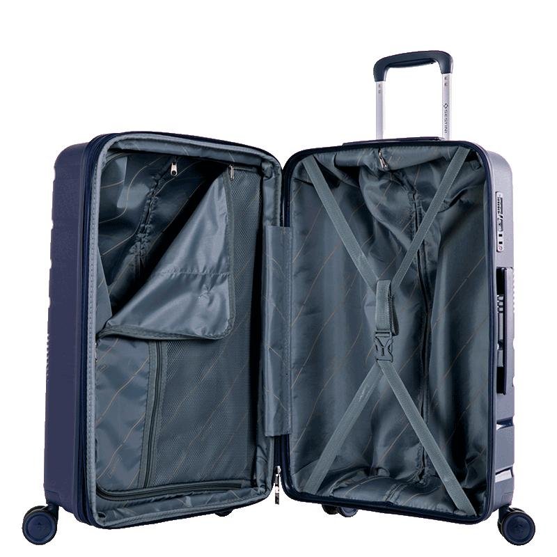 Mala de Viagem Grande com Rodas 360° PP Supreme - Azul Marinho Azul 5