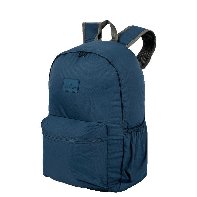 Mochila Dobrável Azul - Marinho Azul 3