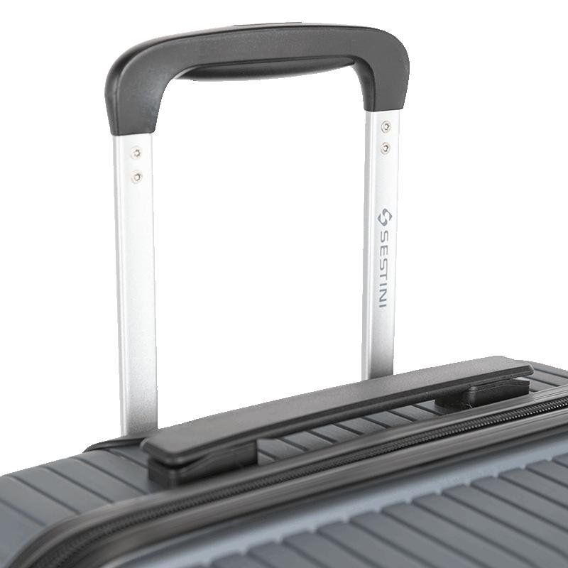 Mala de Viagem Grande com Rodas 360° PP Prime - Cinza Oceânico Cinza 7