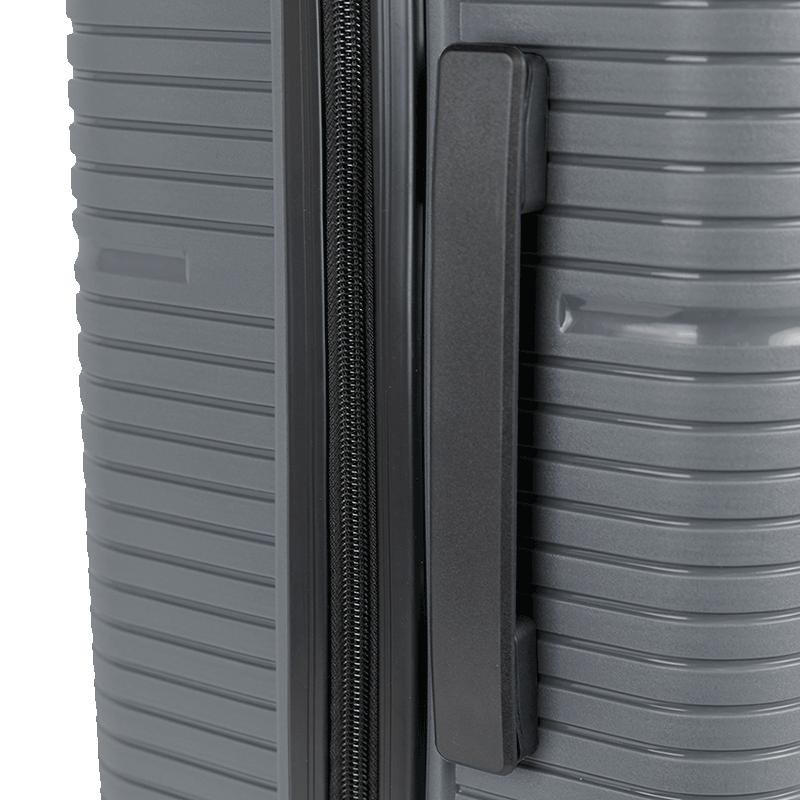 Mala de Viagem Grande com Rodas 360° PP Prime - Cinza Oceânico Cinza 8