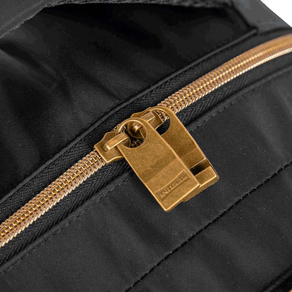 Mochila  2 Compartimentos Sestini College 4 - Nailon Neogold Preto 7