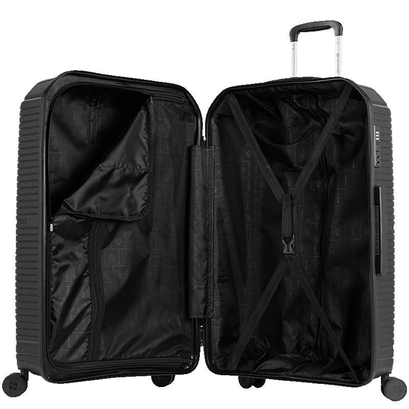 Mala de Viagem Grande com Rodas 360° PP Prime - Preto Preto 5