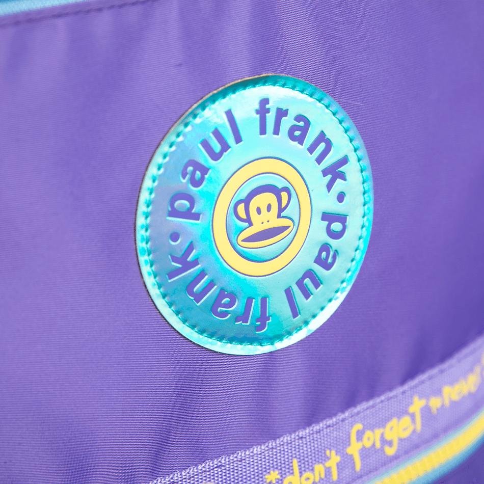 Mochila Carrinho 4 Rodas Duplas Paul Frank Fun - Lilás Roxo 10