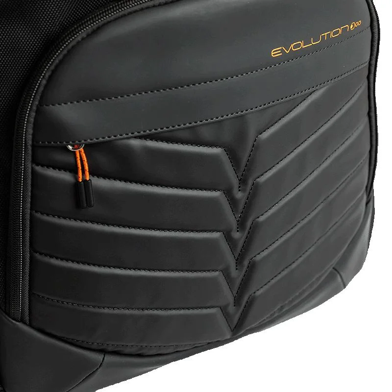 Mochila Grande 2 Compartimentos Notebook Sestini Evolution - Black Fire Preto 12