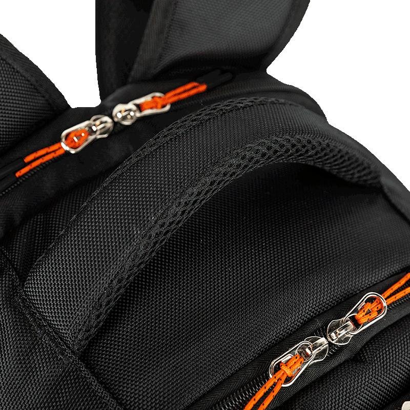 Mochila Grande 2 Compartimentos Notebook Sestini Evolution - Black Fire Preto 15