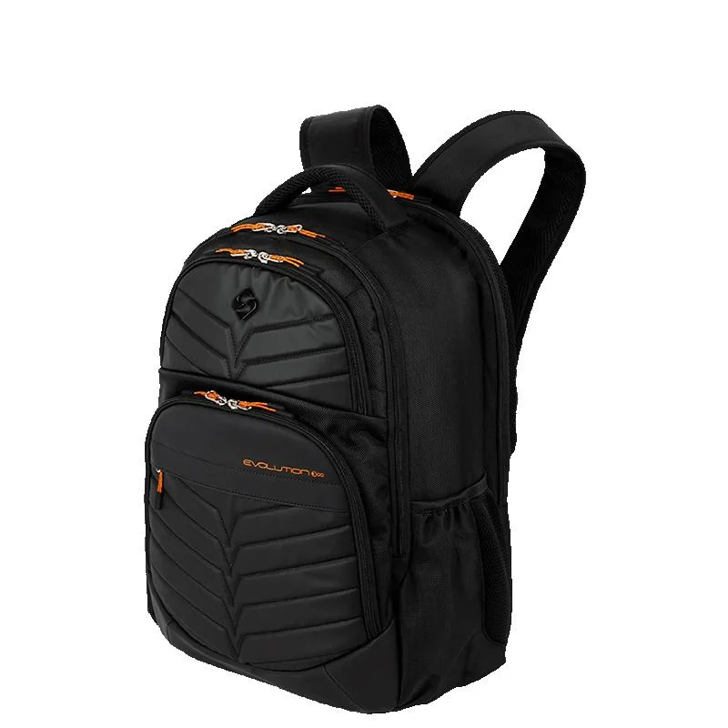 Mochila Grande 2 Compartimentos Notebook Sestini Evolution - Black Fire Preto 3