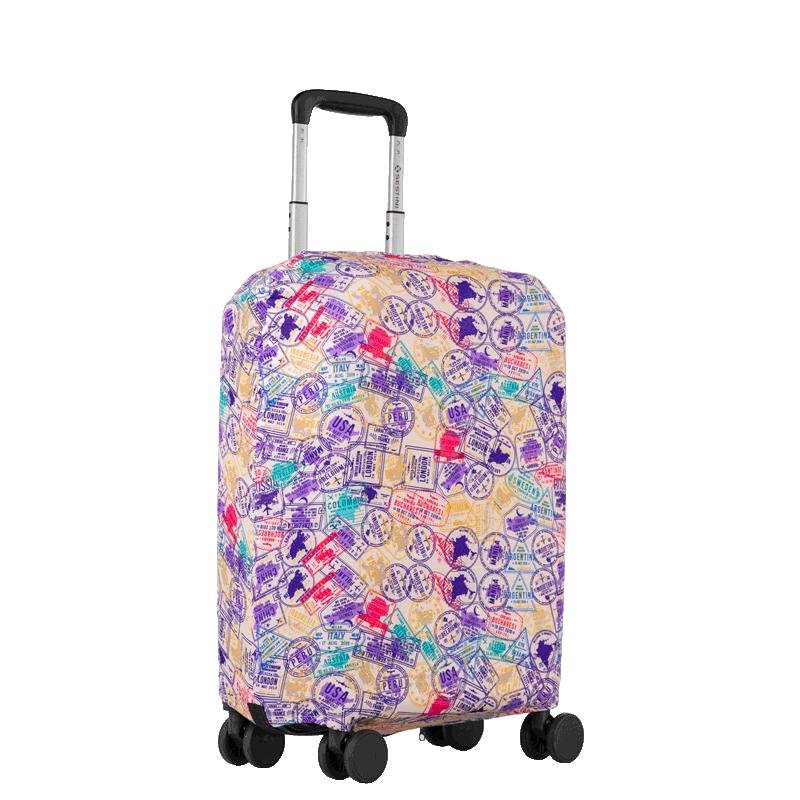 Capa Protetora de Mala Pequena - Stamps Multicores 2