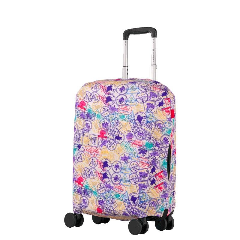 Capa Protetora de Mala Pequena - Stamps Multicores 3