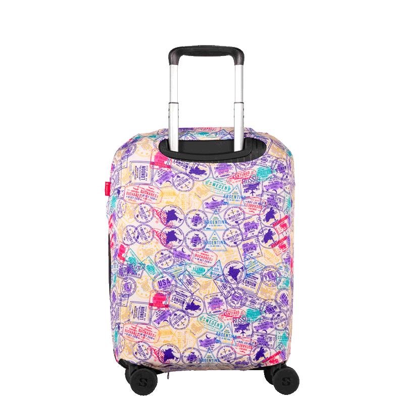 Capa Protetora de Mala Pequena - Stamps Multicores 4