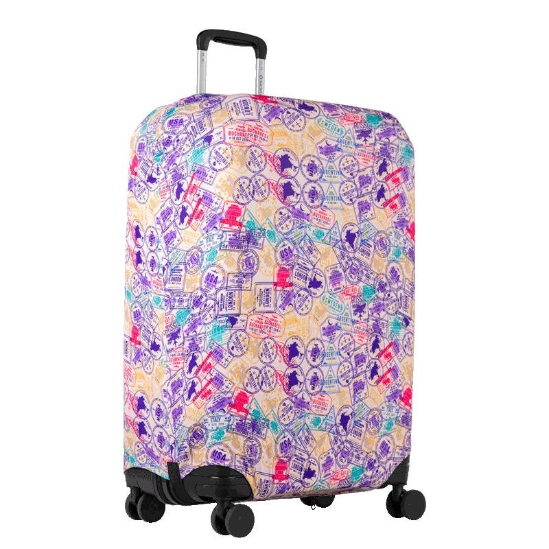 Capa Protetora de Mala Grande - Stamps Multicores 2