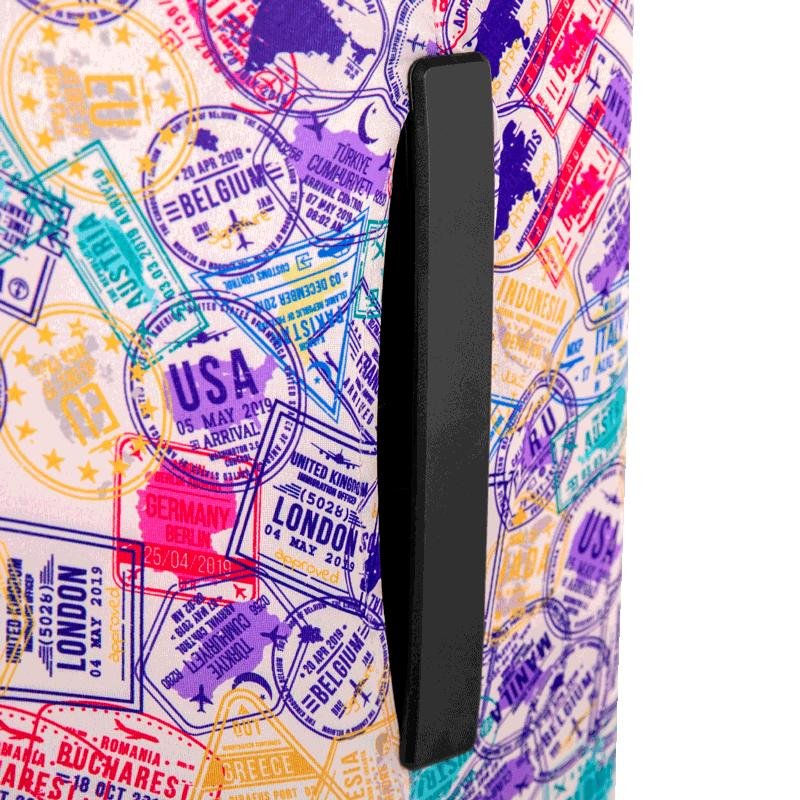 Capa Protetora de Mala Grande - Stamps Multicores 6