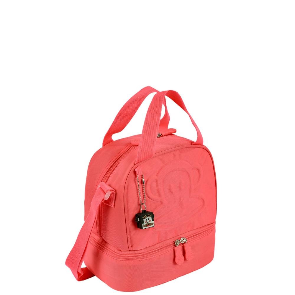 Lancheira 2 Compartimentos Paul Frank Classics Neon Laranja - Papaya Laranja 2