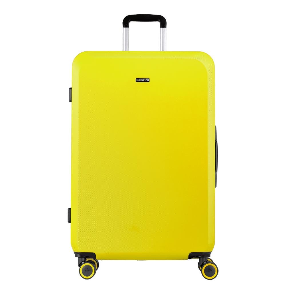 Mala de Viagem Grande Rodas 360 º Uno Racer - Amarelo
