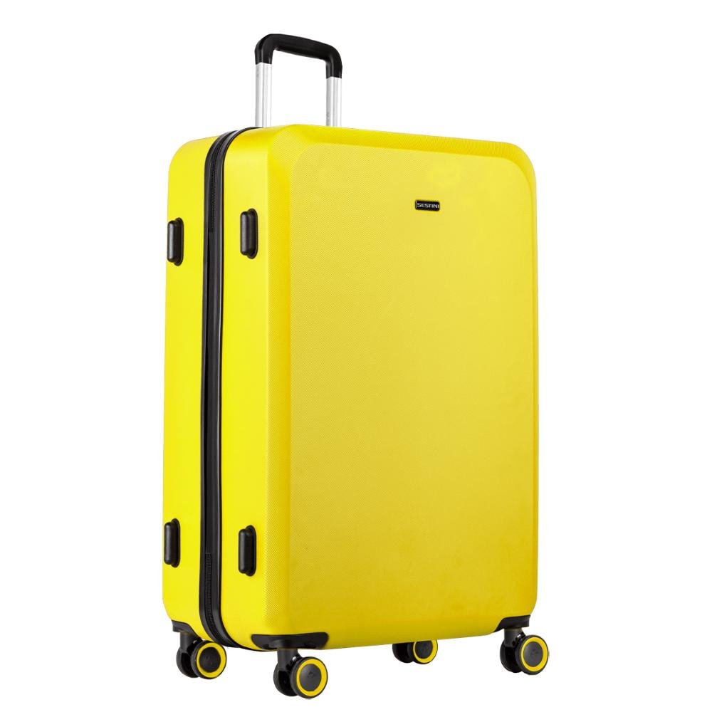 Mala de Viagem Grande Rodas 360 º Uno Racer - Amarelo Amarelo 2